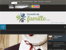 Tablet Screenshot of conseilsdefamille.com